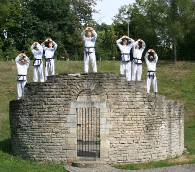 Taekwondo-Meister auf der Wiprechtburg in Groitzsch